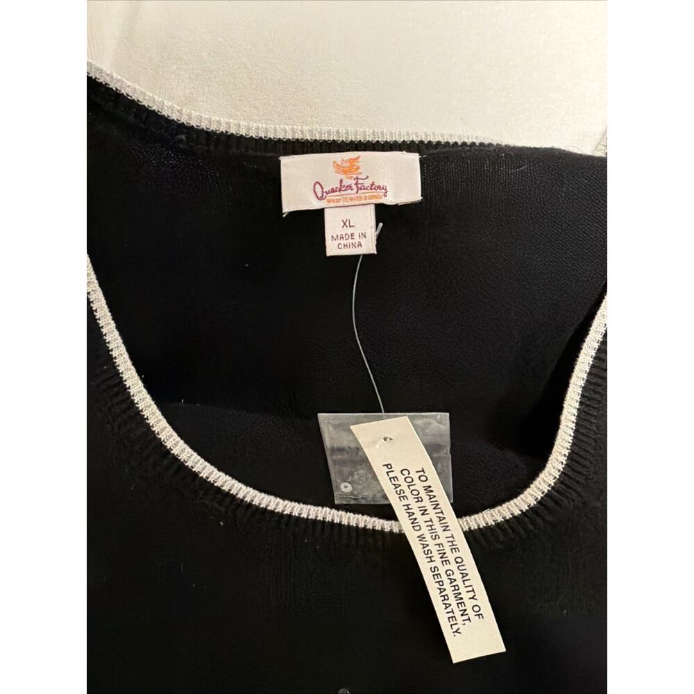 Quacker Factory Lot of 4 Women's XL Tops And Swim Cover Up Studded Nautical Star - Picture 11 of 15